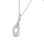 JBR Simple Beloved Sterling Silver long Pendant Necklace - JBR Jeweler