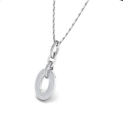 JBR Simple Beloved Sterling Silver long Pendant Necklace - JBR Jeweler