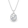 JBR Simple Branch Frame Sterling Silver Pendant Necklace - JBR Jeweler