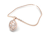 JBR Simple Branch Frame Sterling Silver Pendant Necklace - JBR Jeweler