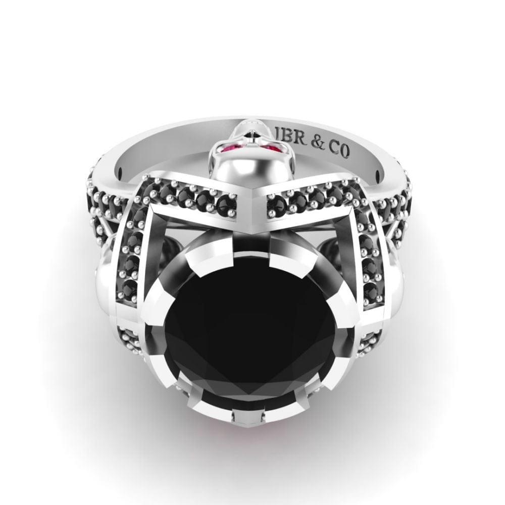 JBR Skull and Holy Cross Ring In Sterling Silver For Womens - JBR Jeweler