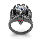 JBR Skull and Holy Cross Ring In Sterling Silver For Womens - JBR Jeweler