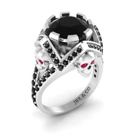 JBR Skull and Holy Cross Ring In Sterling Silver For Womens - JBR Jeweler