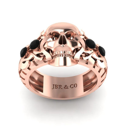 JBR Skull Design Sterling Silver Ring - JBR Jeweler