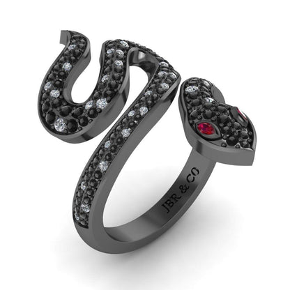 JBR Snake Shape Sterling Silver Cocktail Ring - JBR Jeweler