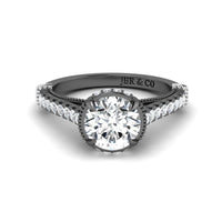 JBR Solitaire 1.30CT Round Cut Sterling Silver Wedding Ring - JBR Jeweler