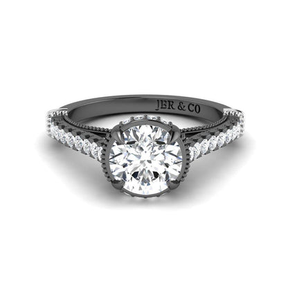 JBR Solitaire 1.30CT Round Cut Sterling Silver Wedding Ring - JBR Jeweler