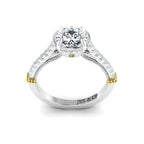 JBR Solitaire 1.30CT Round Cut Sterling Silver Wedding Ring - JBR Jeweler