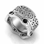JBR Sterling Silver Couple Band Set - JBR Jeweler