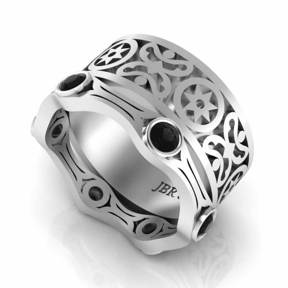 JBR Sterling Silver Couple Band Set - JBR Jeweler