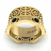 JBR Sterling Silver Couple Band Set - JBR Jeweler