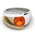 JBR Tension Set Cushion Cut Sterling Silver Ring - JBR Jeweler