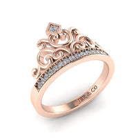 JBR Tiara Sterling Silver Princess Cocktail Ring For Women - JBR Jeweler