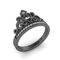 JBR Tiara Sterling Silver Princess Cocktail Ring For Women - JBR Jeweler