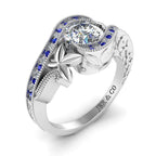 JBR Jeweler Silver Ring JBR Traditional Round Cut Sterling Silver Promise Ring