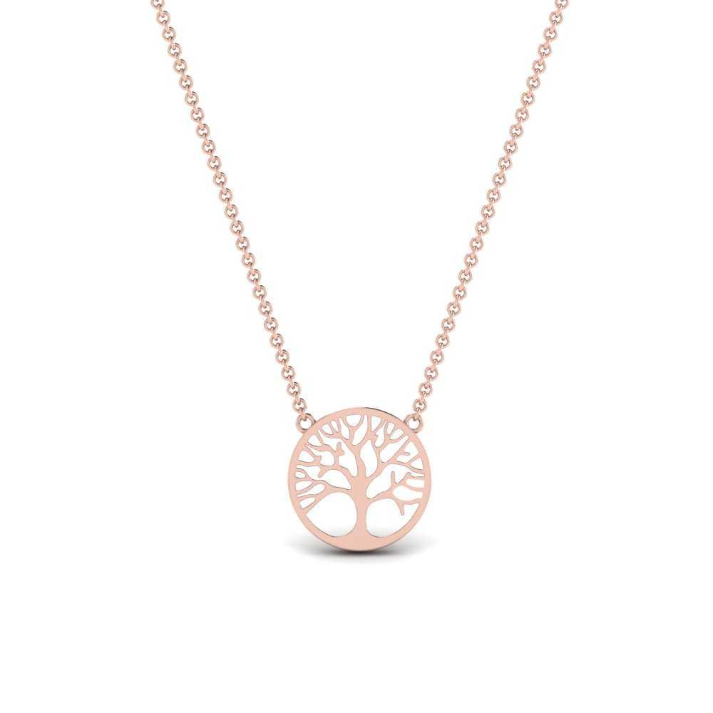 JBR Tree Of Life Disc Sterling Silver Chain Pendant Necklace - JBR Jeweler