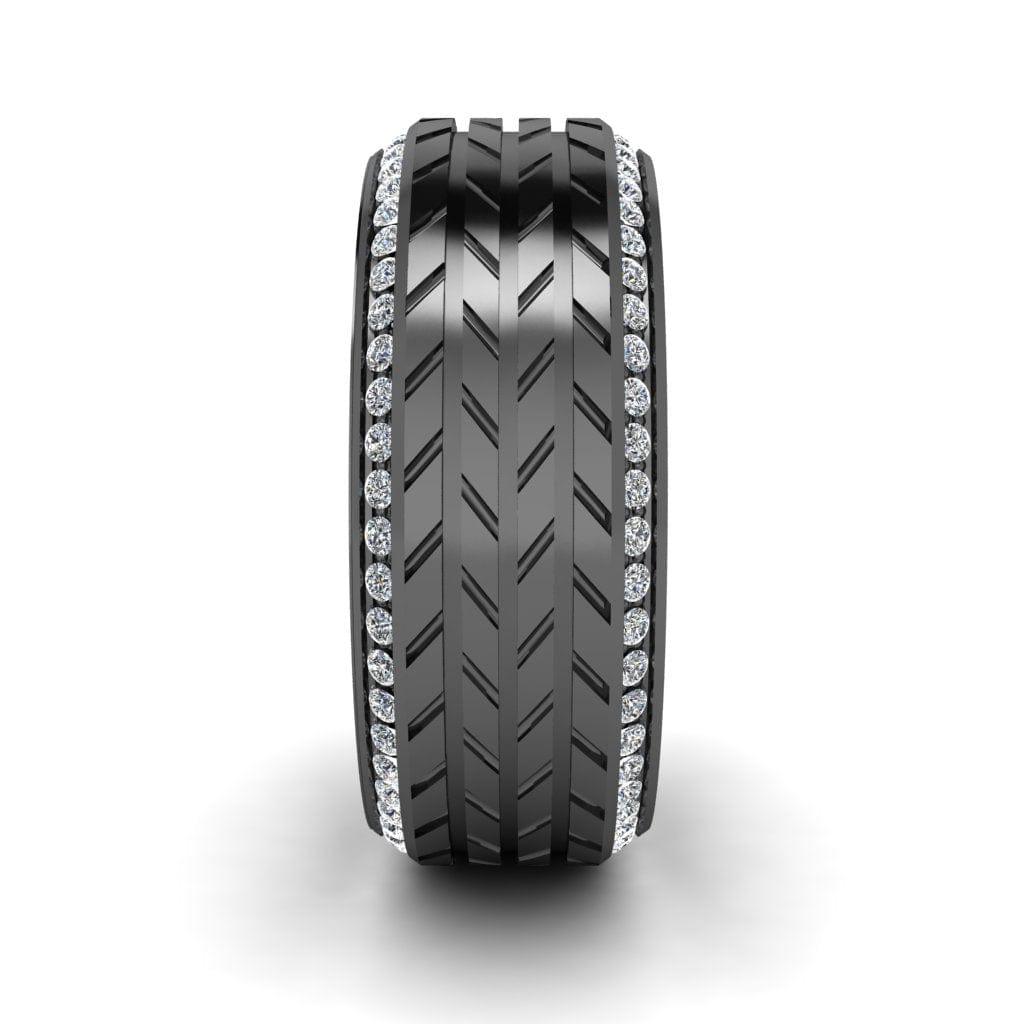 JBR Tyre Mechanism Sterling Silver Band - JBR Jeweler