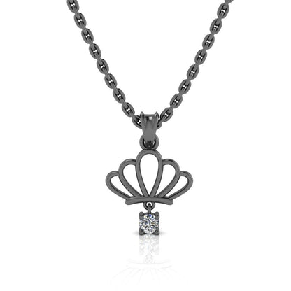 JBR Vintage Crown Sterling Silver Necklace - JBR Jeweler