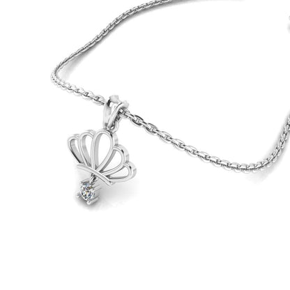 JBR Vintage Crown Sterling Silver Necklace - JBR Jeweler