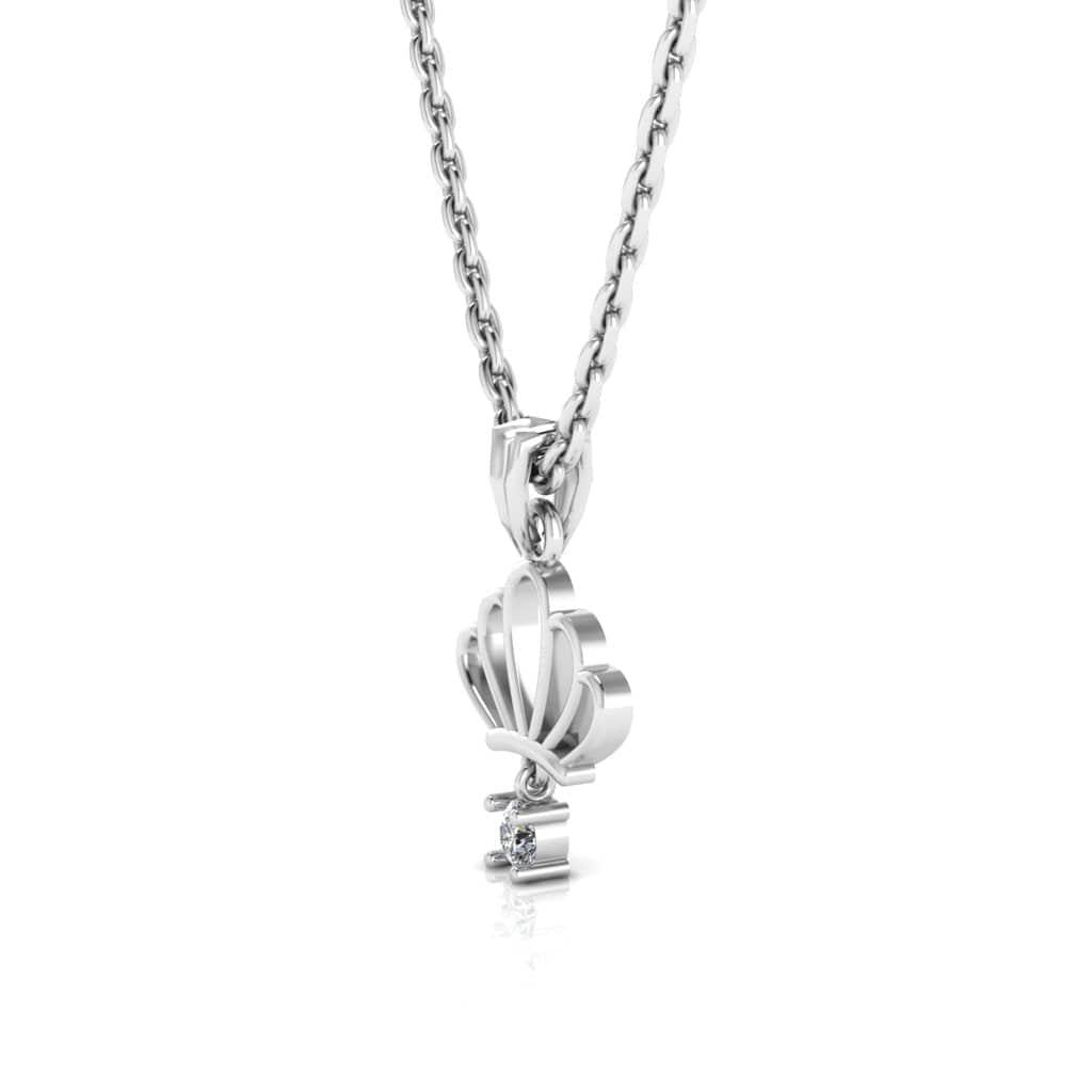 JBR Vintage Crown Sterling Silver Necklace - JBR Jeweler