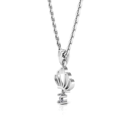 JBR Vintage Crown Sterling Silver Necklace - JBR Jeweler