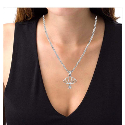 JBR Vintage Crown Sterling Silver Necklace - JBR Jeweler