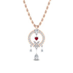 JBR Vintage Dangle Design Sterling Silver Pendant Necklace - JBR Jeweler