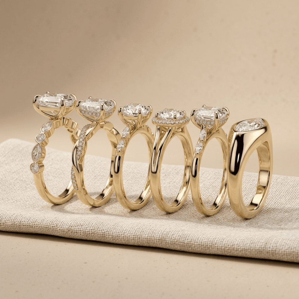 Elegant marquise moissanite wedding band design