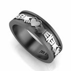 Men's Celtic Sterling Silver Claddagh Ring - JBR Jeweler