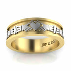 Men's Celtic Sterling Silver Claddagh Ring - JBR Jeweler