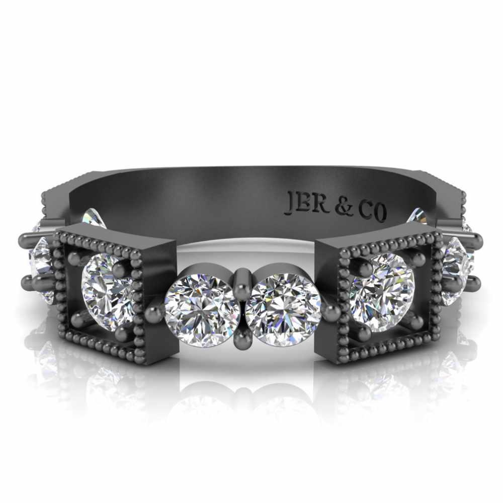 Milgrain Vintage Women's Band In Sterling Silver - JBR Jeweler