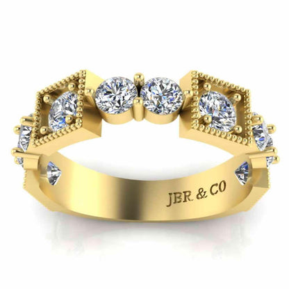 Milgrain Vintage Women's Band In Sterling Silver - JBR Jeweler