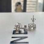 Oval Cut Lab Grown Diamond Screw Back Earring - JBR Jeweler