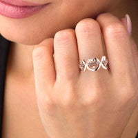 Polished Three Heart Sterling Silver Claddagh Ring - JBR Jeweler