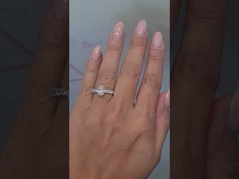 1.20Ct Classic Solitaire Oval Cut Moissanite Diamond Engagement Ring