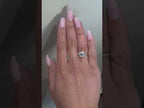 3CT Round Cut Certified Lab-Grown Diamond Swirl Engagement Ring Video