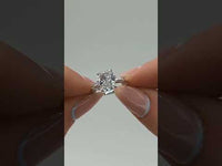 Radiant Cut 3 Stone Baguette Lab-Grown Diamond Engagement Ring