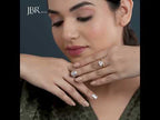 Solitaire Round Cut Lab Grown Diamond Wedding Bridal Ring Sets