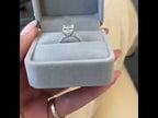 2.50CT Radiant Cut Solitaire Moissanite Engagement Ring