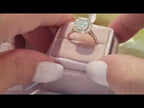1.5CT Emerald Cut Halo Certified Lab-Grown Diamond Engagement Ring