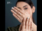 Cathedral Cushion Cut Lab Grown Diamond Engagement Ring