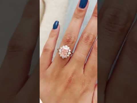 Lab-Grown Diamond Floral Diana Engagement Ring Video