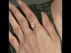 Petal Oval Lab Grown Diamond Solitaire Ring