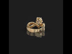 2.50 CT Round Cut Lab Grown Diamond Pave Engagement Ring Video