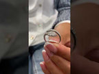 14k White Gold, 1.10 Ct Round Cut Lab Grown Modern Snake Design Diamond Ring Video