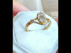 1.90 CT Oval Lab Grown Diamond Engagement Rings for Women Video