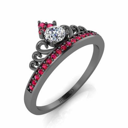 Princess Crown Tiara Ring Sterling Silver - JBR Jeweler