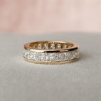 Princess Cut Lab-Grown Diamond Channel Set Wedding Ring - JBR Jeweler