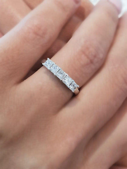 JBR Jeweler Lab Grown Engagement Ring Princess Cut Lab-Grown Diamond Wedding Ring