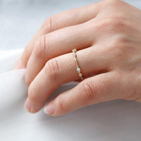 Round Cut Lab Grown-CVD Diamond Bone Design Wedding Band - JBR Jeweler